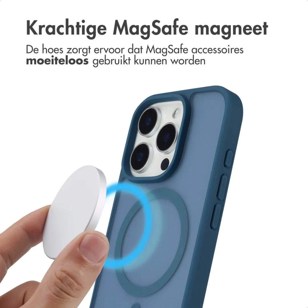 Imoshion Hoesje iPhone 16 Pro MagSafe - Donkerblauw