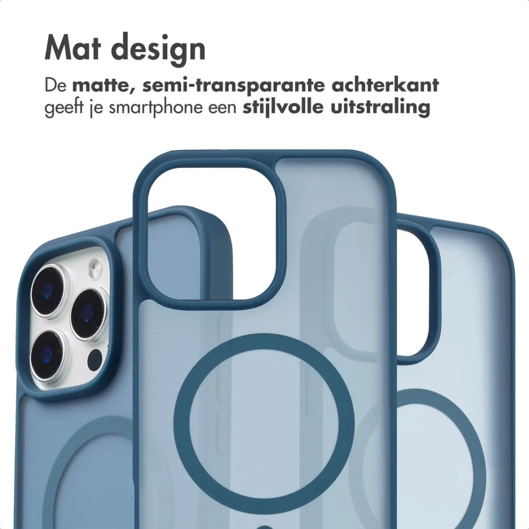 Imoshion Hoesje iPhone 16 Pro MagSafe - Donkerblauw