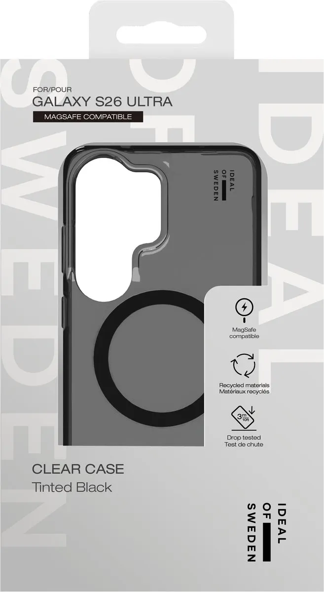 iDeal of Sweden Clear Case S26 Ultra - MagSafe - Zwart