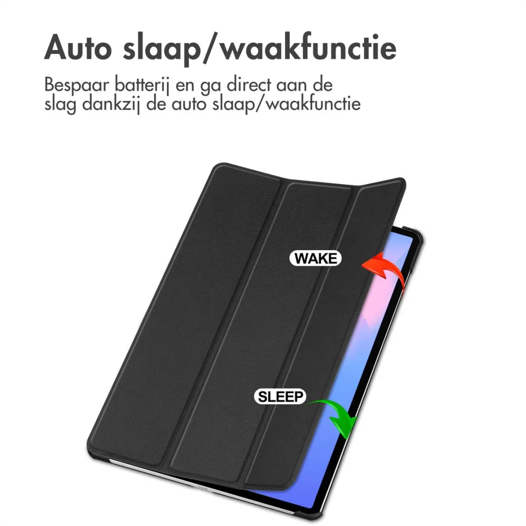Imoshion SH00085781 Tablethoes - Samsung Galaxy Tab S10 FE Plus - Trifold Bookcase - Zwart
