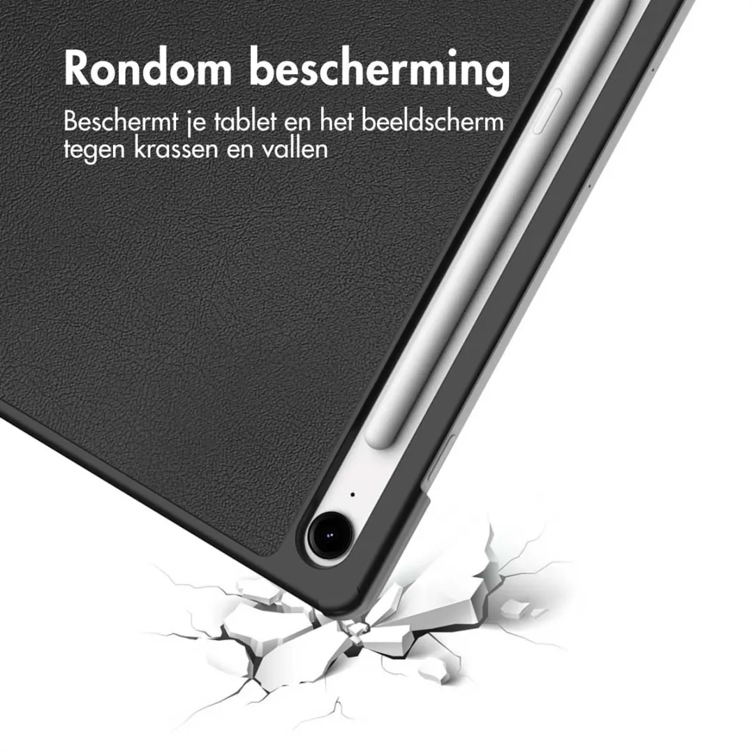 Imoshion SH00085781 Tablethoes - Samsung Galaxy Tab S10 FE Plus - Trifold Bookcase - Zwart