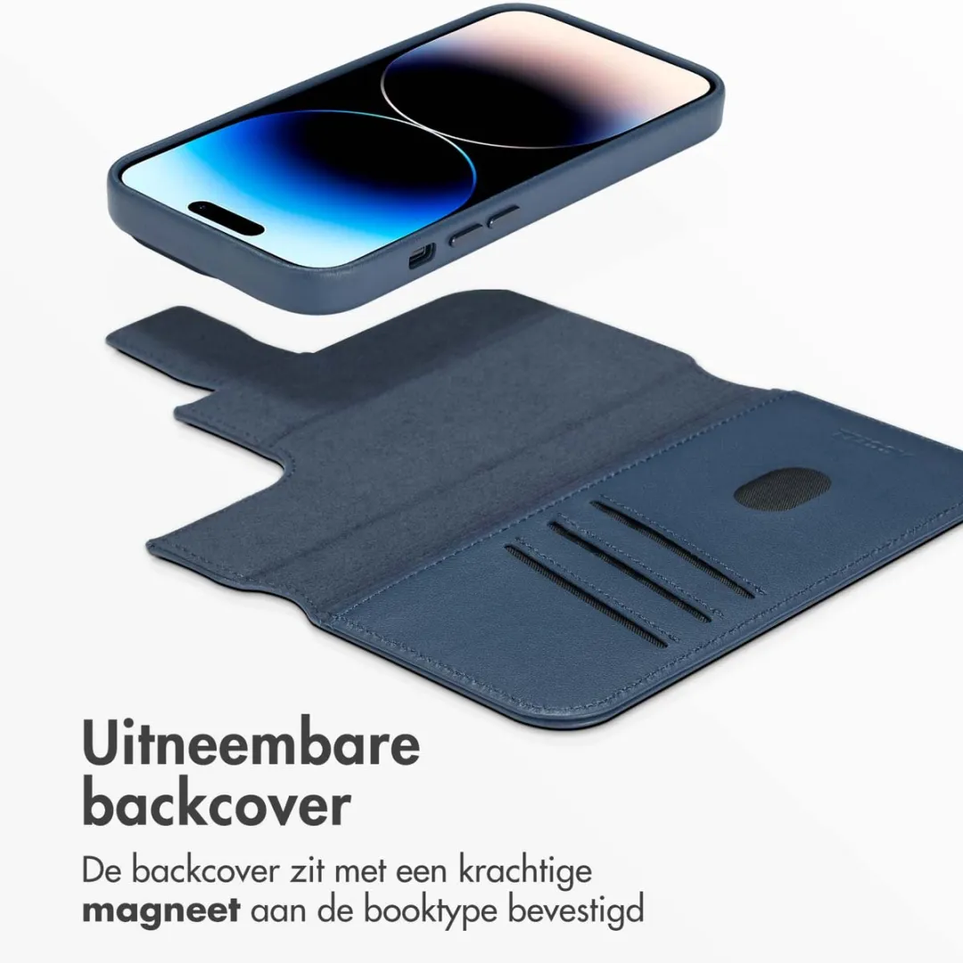 Accezz Hoesje iPhone 14 Pro Nightfall Blue - 3 Pasjes MagSafe
