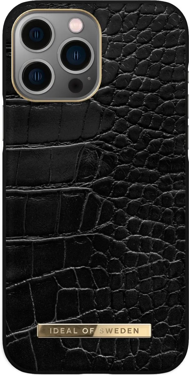 iDeal of Sweden Atelier Case iPhone 13 Pro Max Neo Noir Croco - IDACSS22-I2167-236