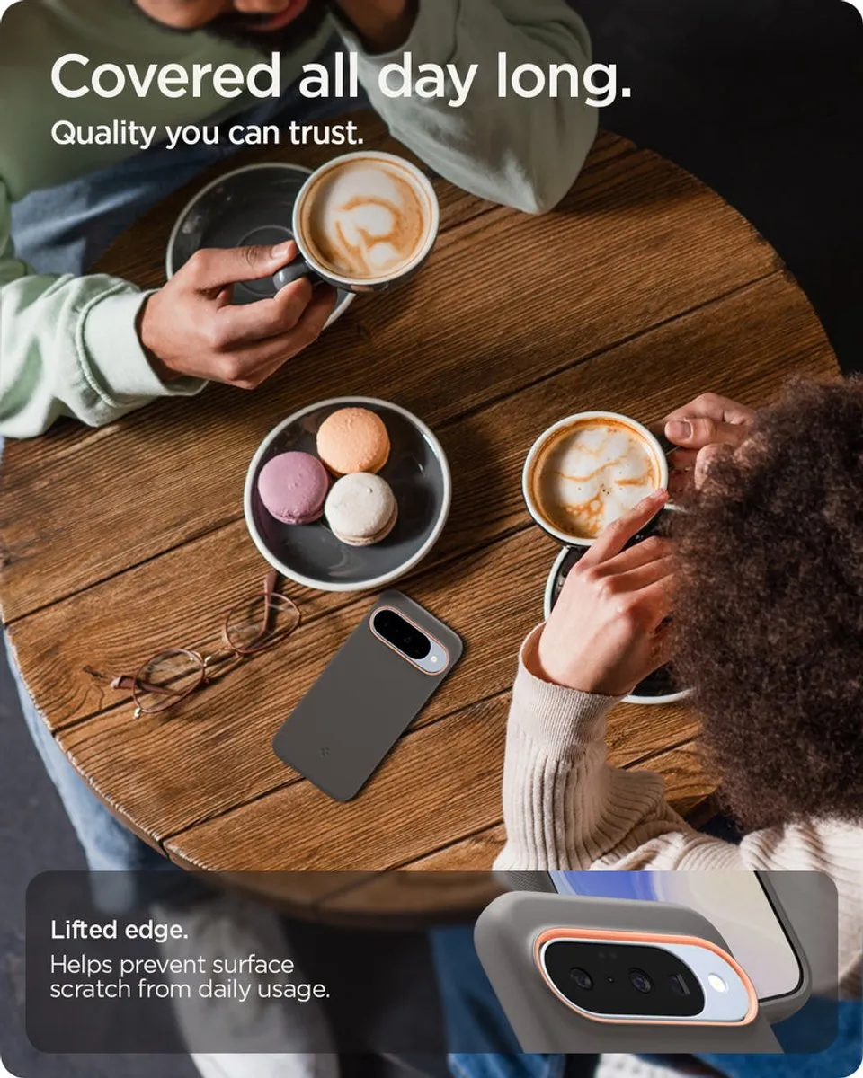 Spigen Nano Pop MagSafe Hoesje - Google Pixel 10/10 Pro - Zwart