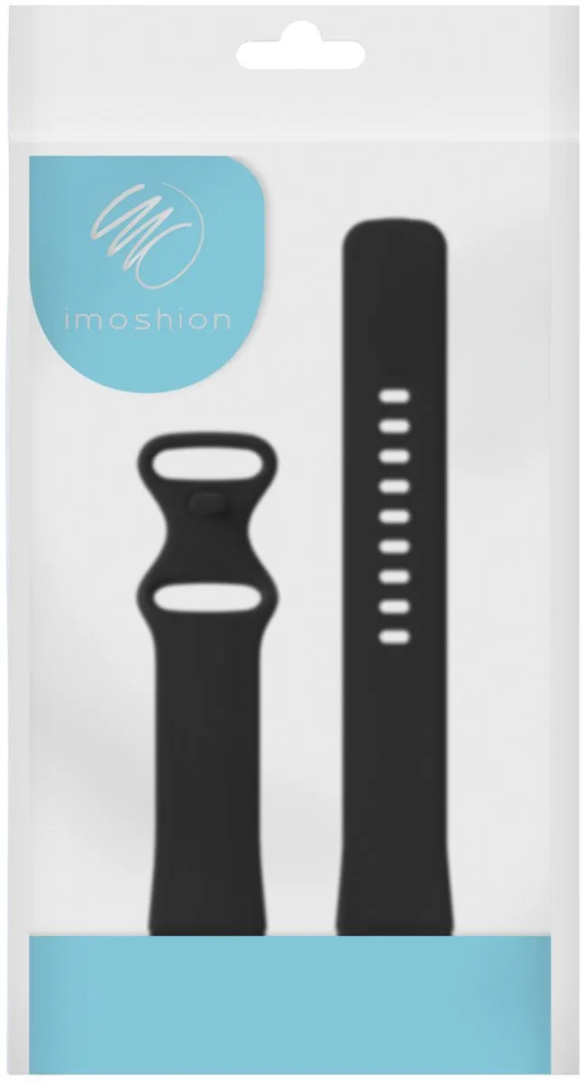 Imoshion Siliconen Bandje Fitbit Sense/Versa - Zwart - afbeelding 6 van 6