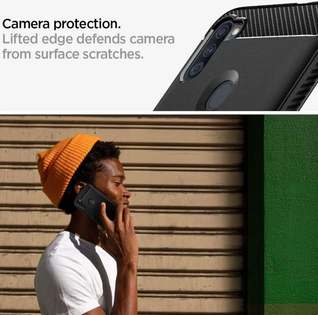 Spigen Rugged Armor Hoesje 4884233 - Zwart - afbeelding 6 van 6
