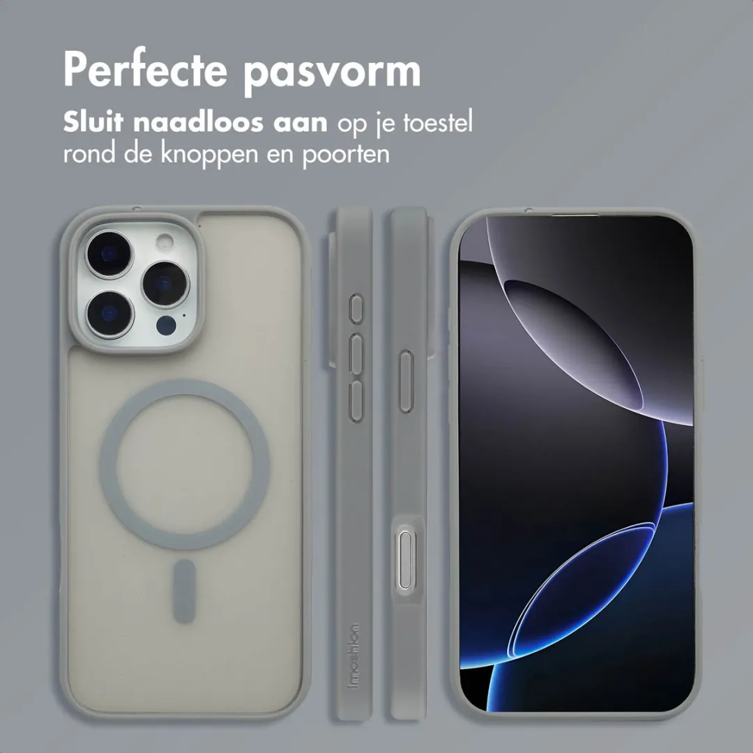 Imoshion Hoesje iPhone 16 Pro Max - Grijs MagSafe - afbeelding 6 van 6