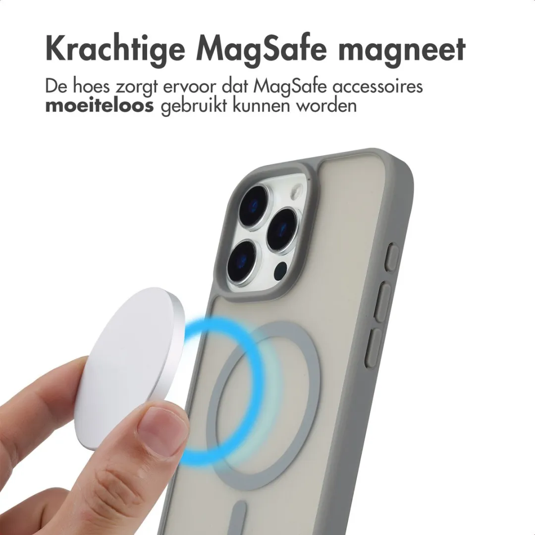 Imoshion Hoesje iPhone 16 Pro Max - Grijs MagSafe