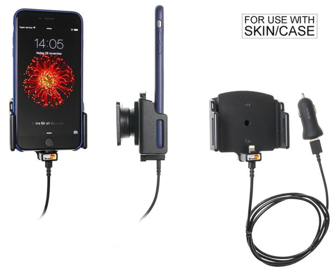 Brodit 521667 iPhone Houder-Lader - Zwart