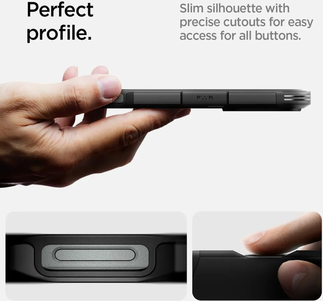 Spigen Tough Armor ACS08146 Hoesje - iPhone 16 Pro - Zwart