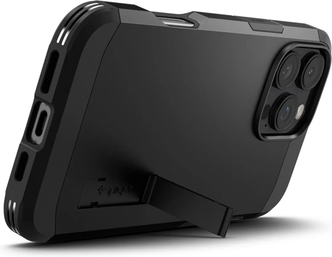 Spigen Tough Armor ACS08146 Hoesje - iPhone 16 Pro - Zwart