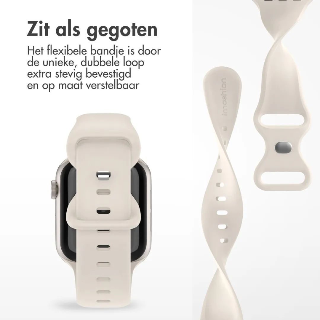 Imoshion Siliconen Bandje Apple Watch 38-42mm - Sterrenlicht