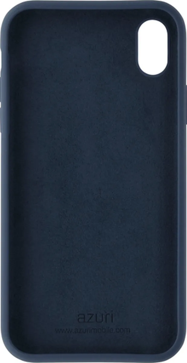 Azuri Liquid Silicon Cover iPhone 11 Pro Max - Blauw