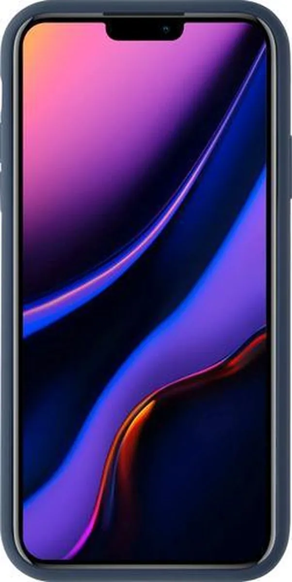 Azuri Liquid Silicon Cover iPhone 11 Pro Max - Blauw