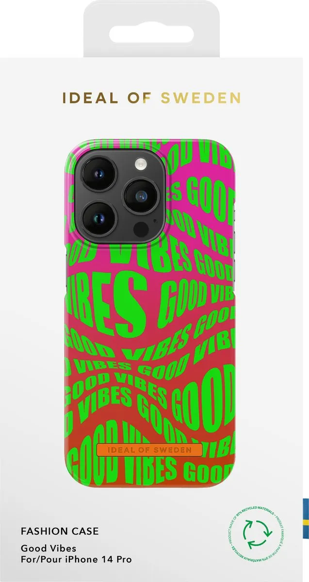 iDeal of Sweden iPhone 14 Pro Hoesje Good Vibes - IDFCSS23-I2261P-468 - afbeelding 4 van 4