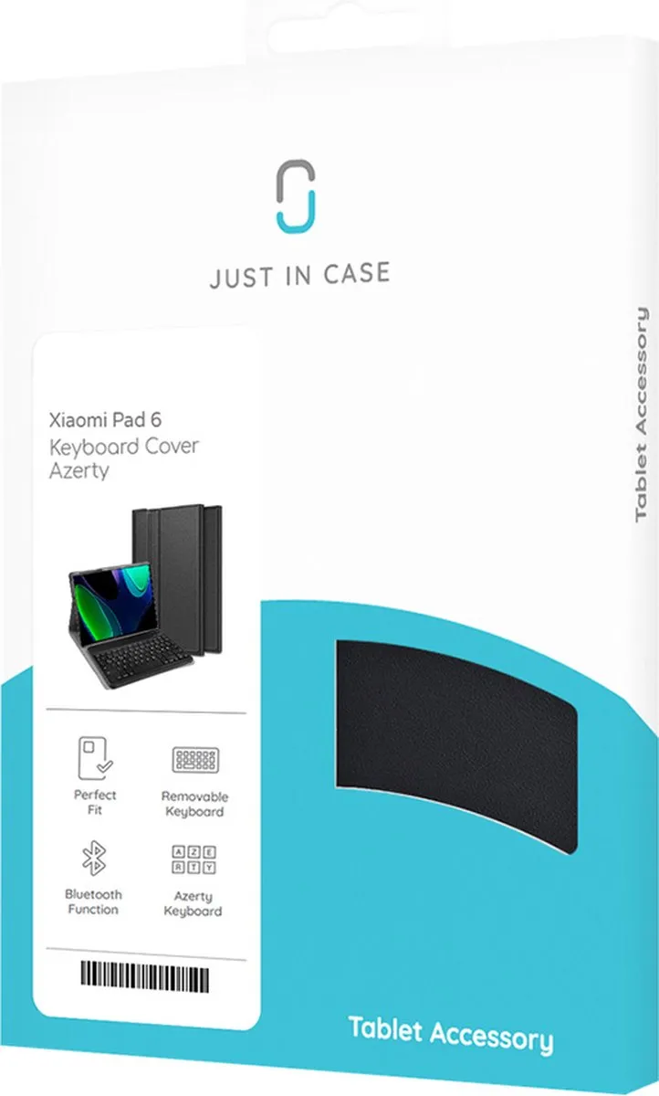 Just in Case Cazy Tablethoes Xiaomi Pad 6 AZERTY - 11" - Zwart