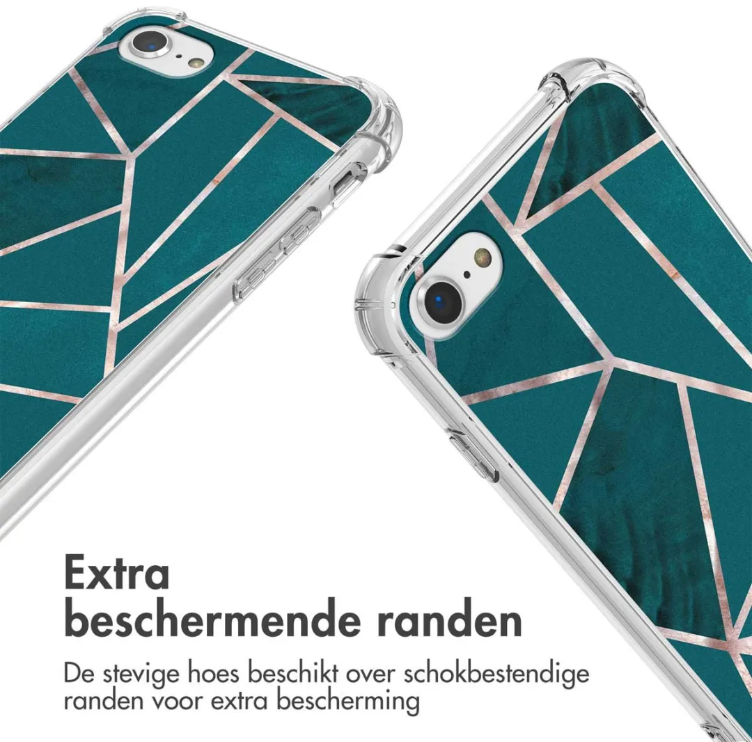 Imoshion Hoesje iPhone SE/8/7 - Petrol Green Graphic