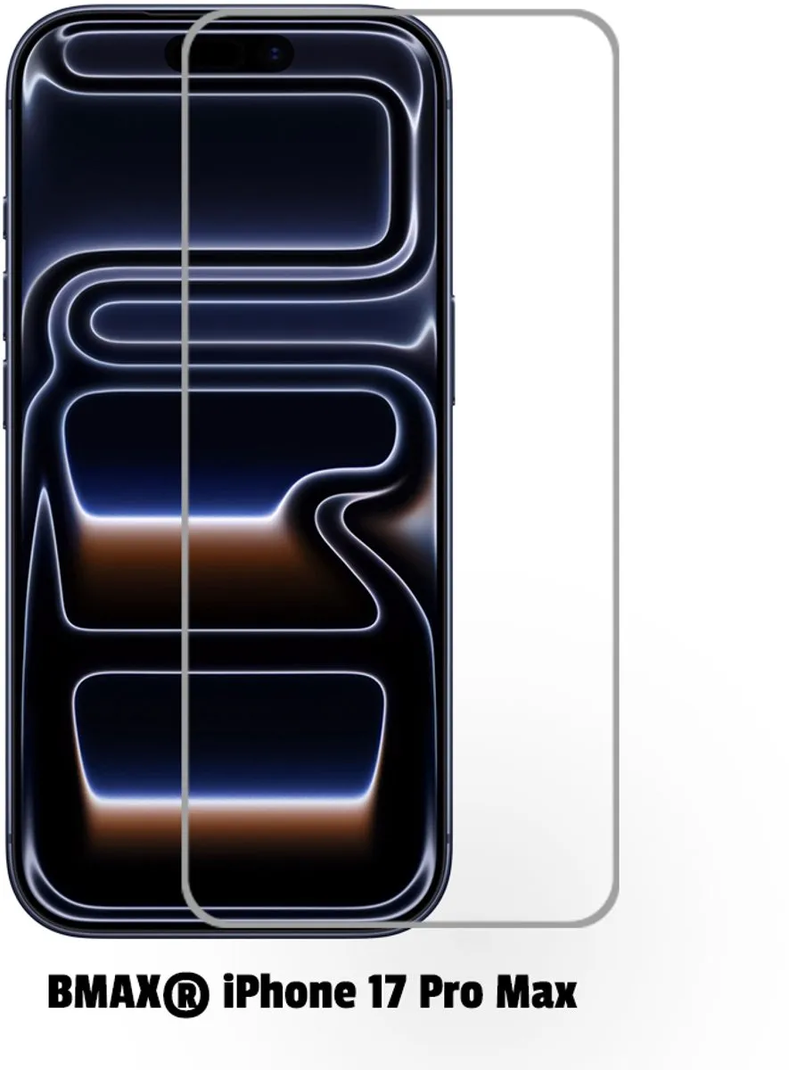 BMAX iPhone 17 Pro Max Screenprotector - 2 Stuks