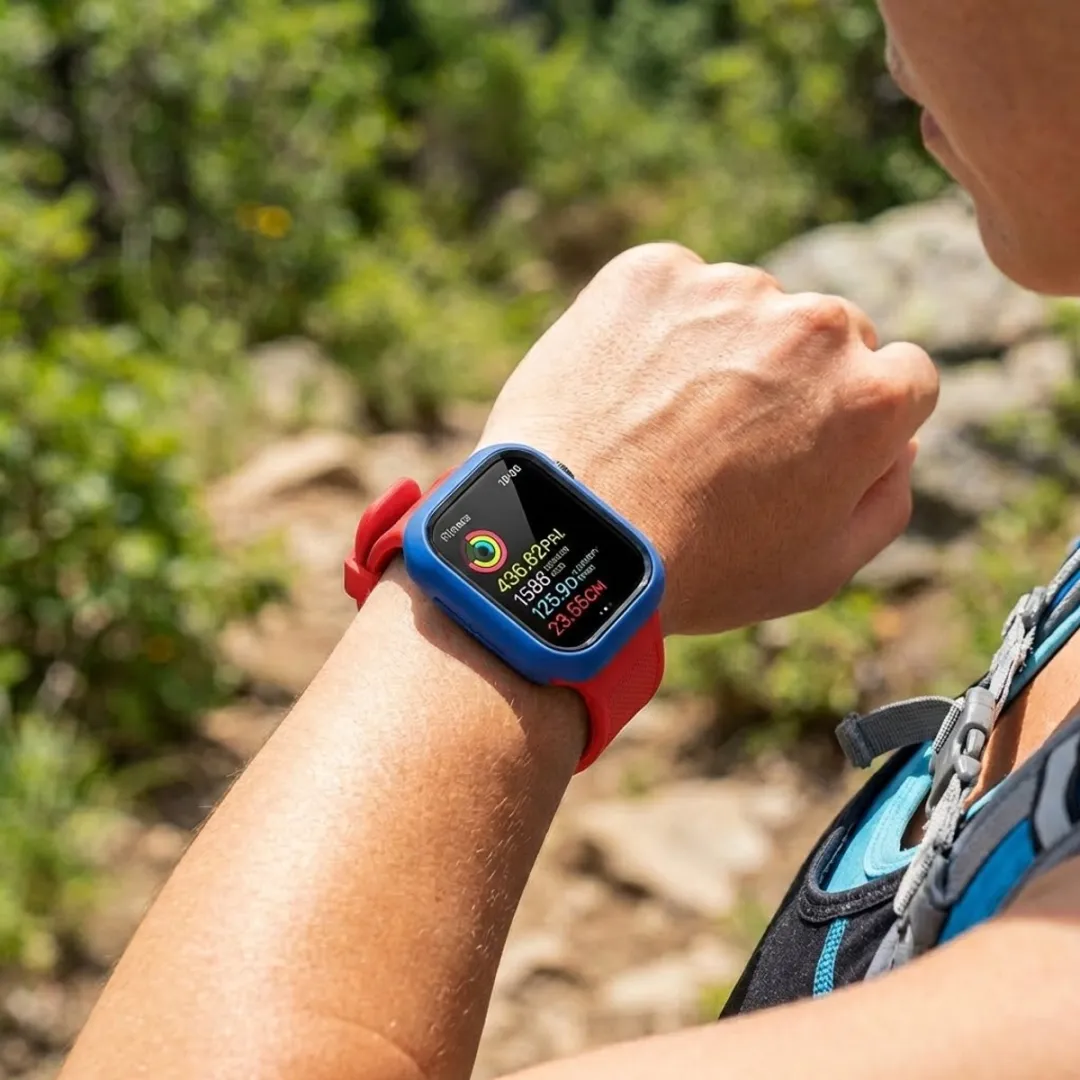 NUVEX Beschermhoes Apple Watch 44mm - 8-delige set - Meerkleurig