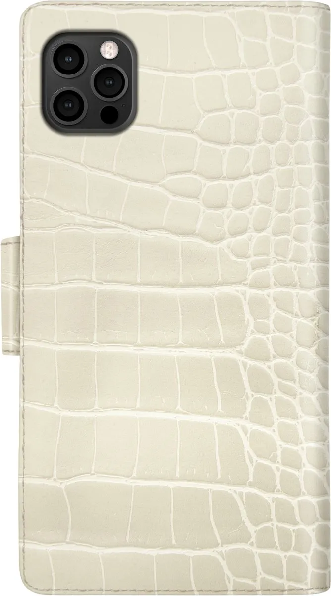 iDeal of Sweden Phone Wallet iPhone 12 Pro Max Beige Croco - IDPWSS22-I2067-398