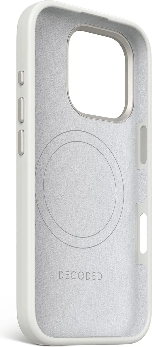 Decoded Siliconen Hoesje iPhone 16 Pro - Stone Grijs