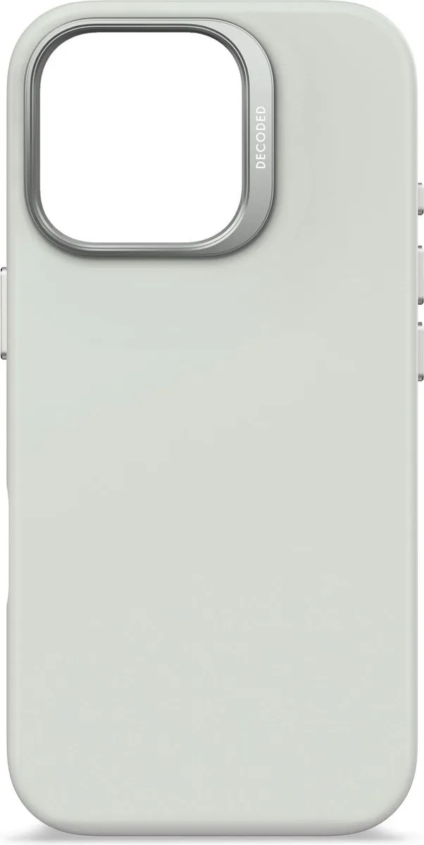 Decoded Siliconen Hoesje iPhone 16 Pro - Stone Grijs