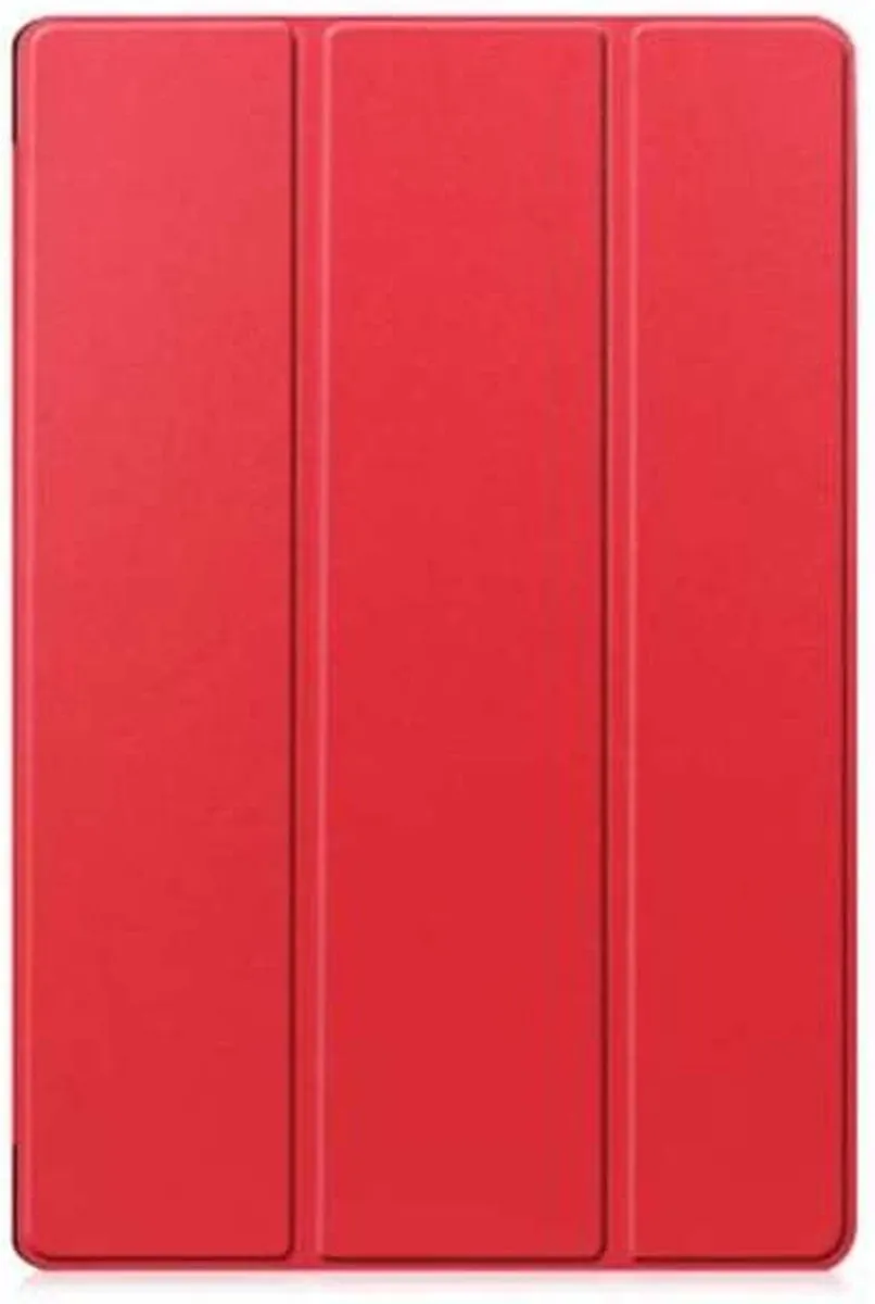 Just in Case Cazy Tablethoes Samsung Galaxy Tab S8+ TriFold Bookcase - Rood - afbeelding 6 van 6