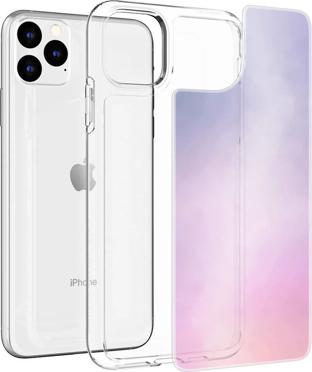 Spigen Hybrid Quartz TPU Hoesje iPhone 11 Pro Max - Transparant Roze