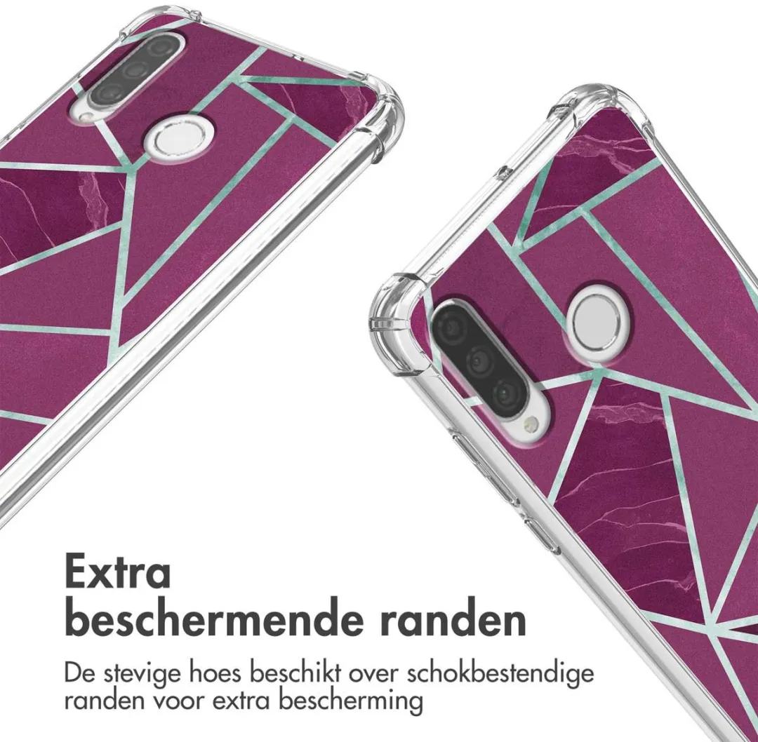 Imoshion Hoesje Huawei P30 Lite - Bordeaux Graphic