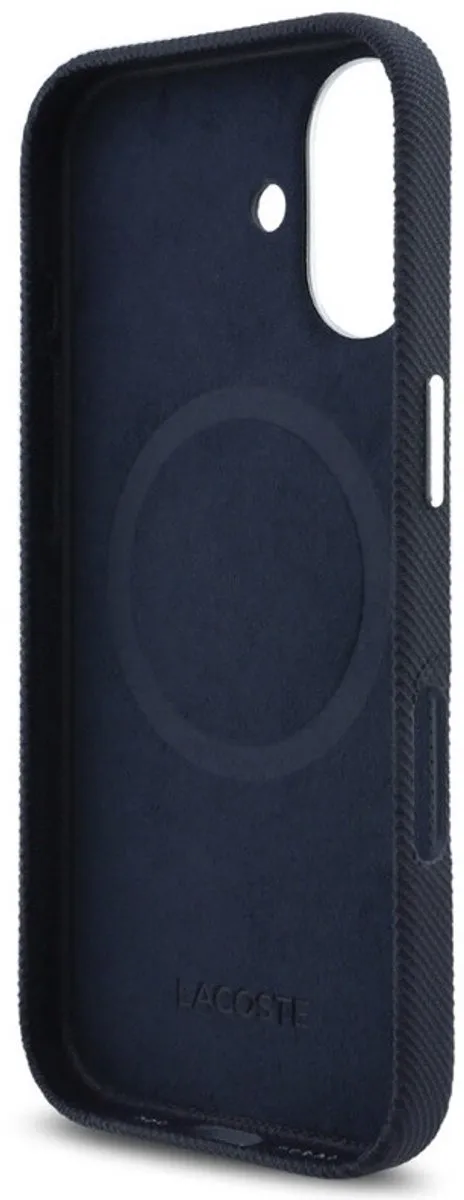 Lacoste Back Cover Case Navy voor iPhone 17 Air - MagSafe