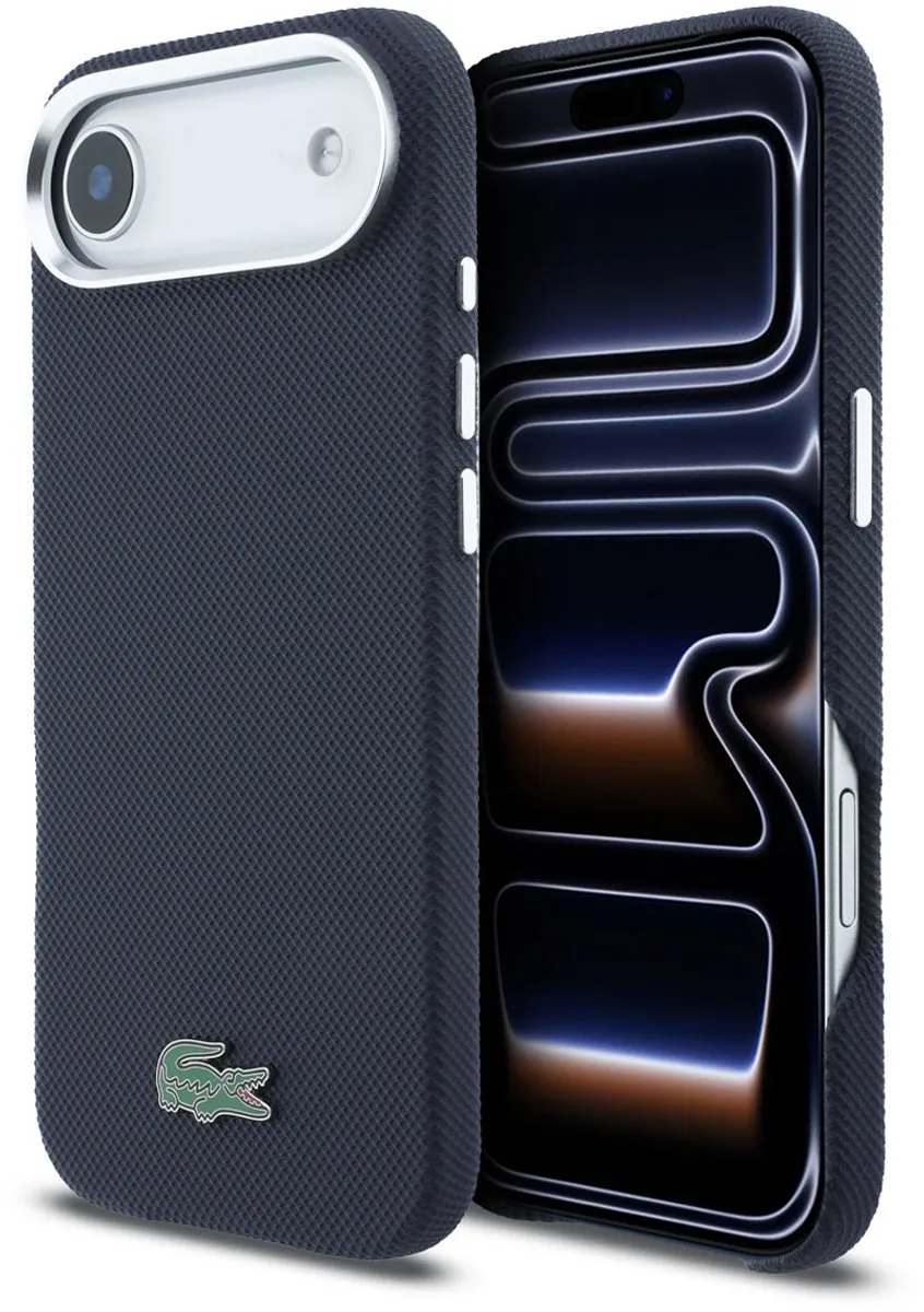 Lacoste Back Cover Case Navy voor iPhone 17 Air - MagSafe