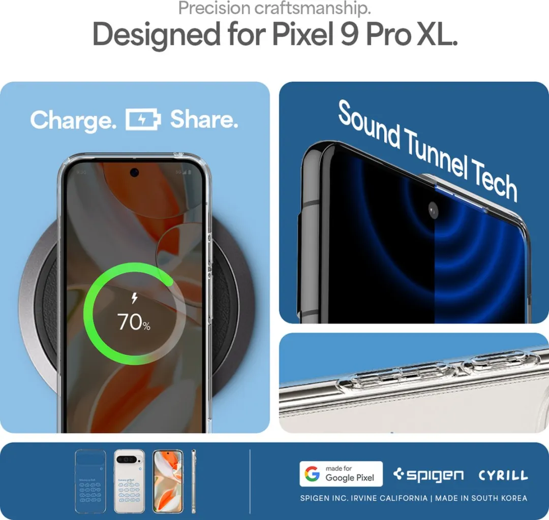 Spigen Ultra Hybrid ACS07895 Hoesje - Google Pixel 9 Pro XL - Print