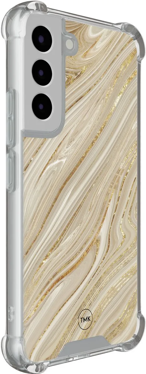 Casevibes Shockproof Hoesje Samsung Galaxy S22 - Goud - S/S22/S/019