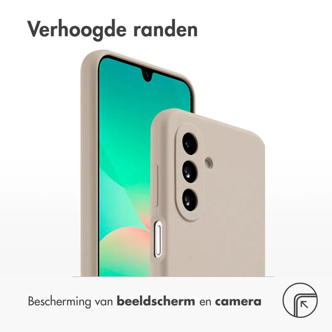 Accezz Hoesje Samsung Galaxy A26 Stone - Liquid Silicone