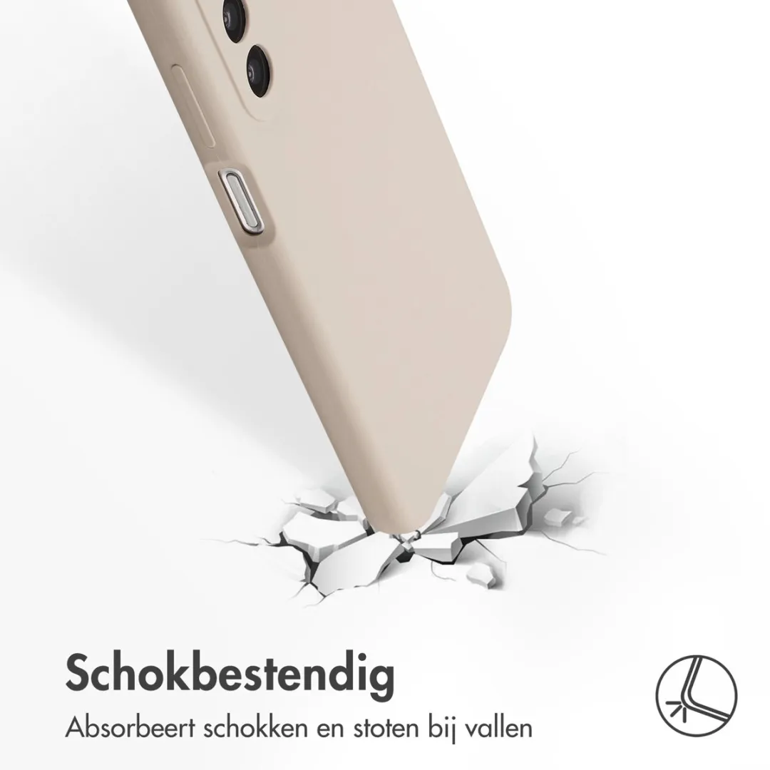 Accezz Hoesje Samsung Galaxy A26 Stone - Liquid Silicone