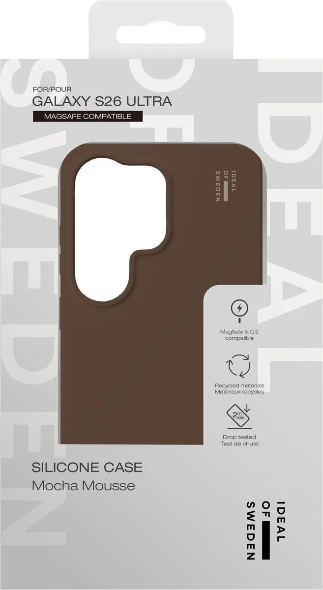 iDeal of Sweden Silicone Hoesje S26 Ultra - MagSafe - Mocha Mousse