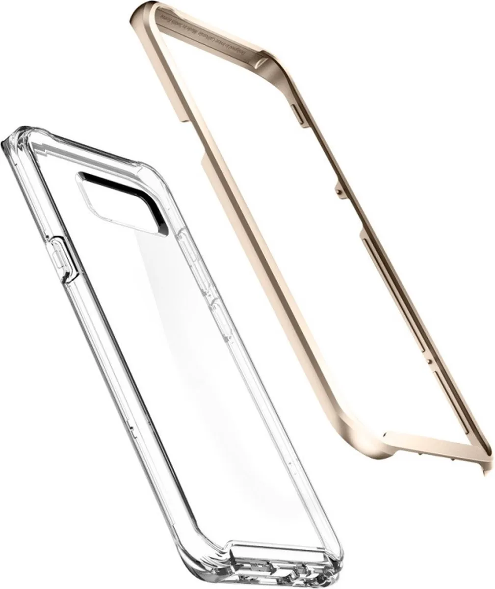 Spigen Neo Hybrid Crystal Case Samsung Galaxy S8+ - Roze Transparant