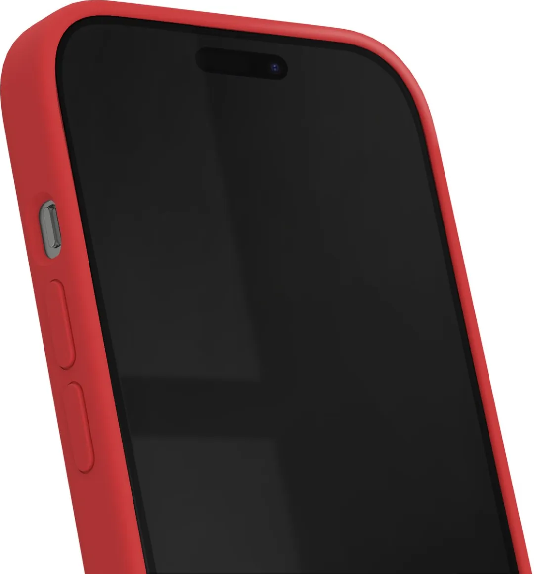iDeal of Sweden iPhone 15 Silicone Case MagSafe - Rood - afbeelding 3 van 5