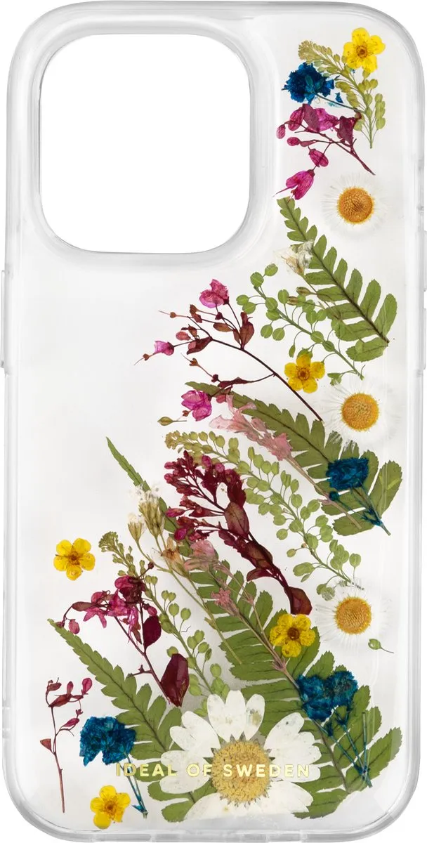 iDeal of Sweden Clear Case iPhone 14 Pro Summer Meadow