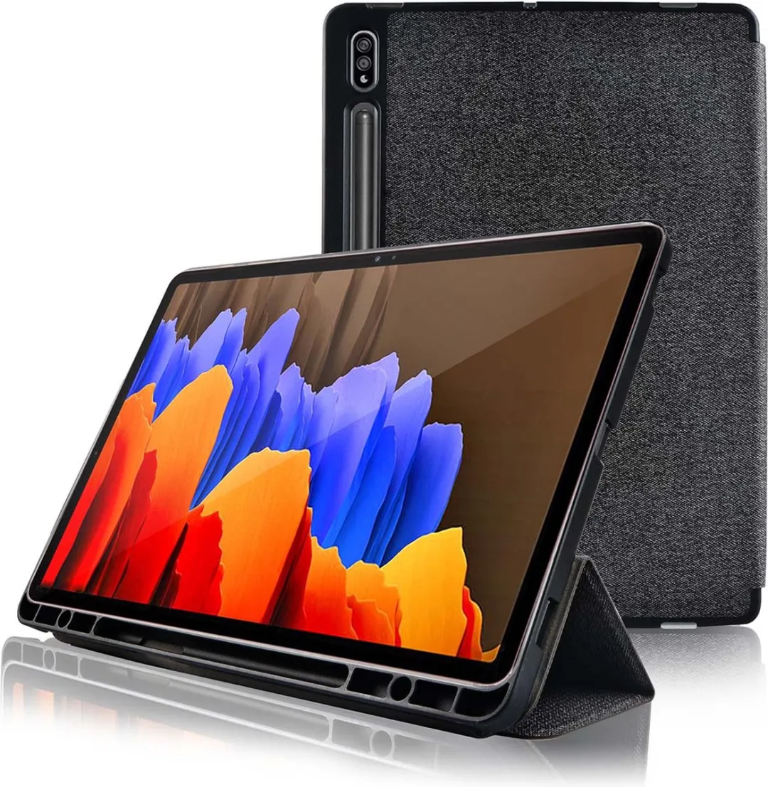 Nedis TCVR10008GY Folio-hoes - Samsung Galaxy Tab S7+ - 12.4" - Grijs/Zwart