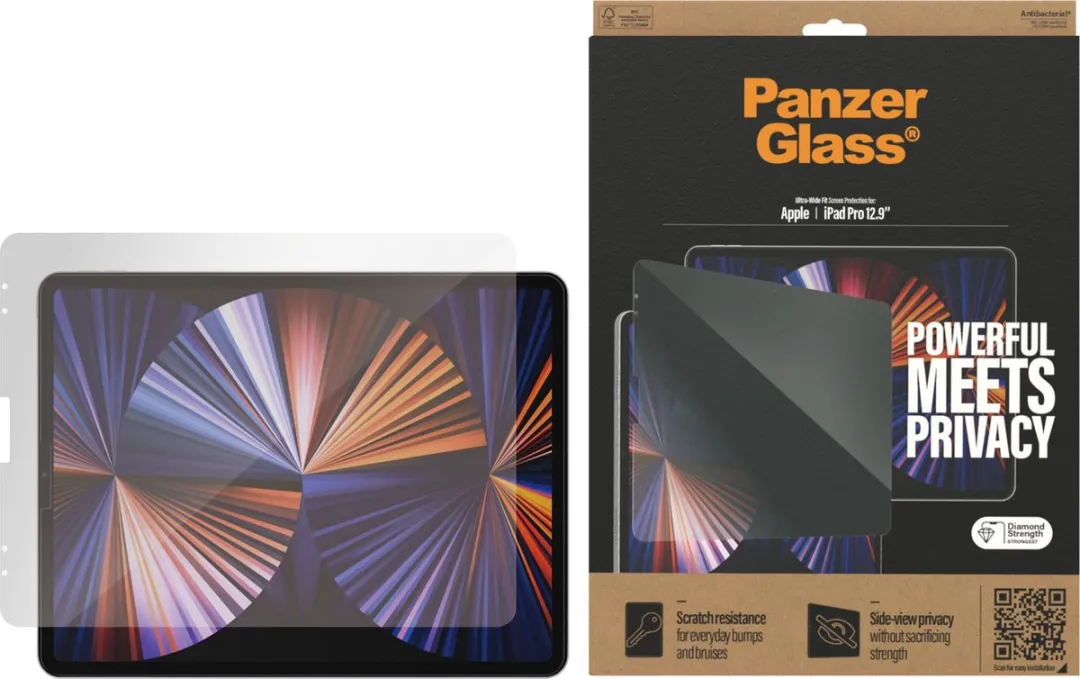 PanzerGlass P2695 Screenprotector iPad Pro 12.9 2018 - Transparant