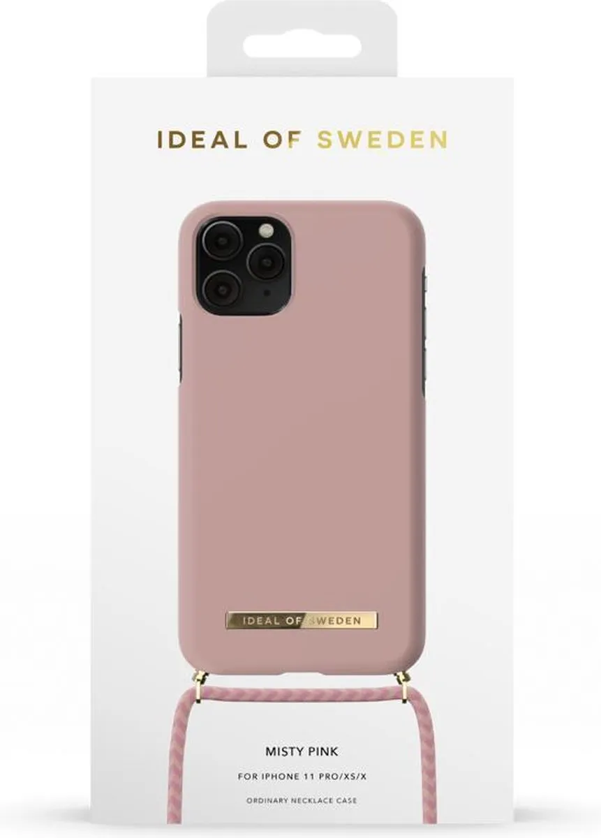 iDeal of Sweden Ordinary Phone Necklace Case iPhone 11 Pro/XS/X - Misty Pink