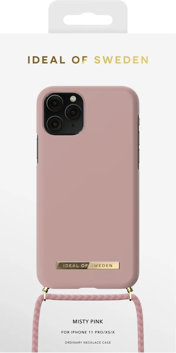 iDeal of Sweden Ordinary Phone Necklace Case iPhone 11 Pro/XS/X - Misty Pink