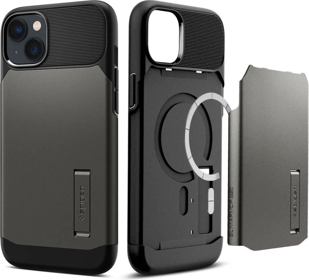 Spigen Slim Armor Backcover ACS04659 iPhone 14 Plus - Zwart