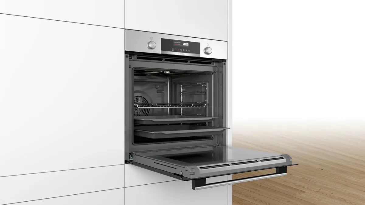 Bosch HBG579BS0 Inbouwoven 71L - 3600W - Zwart