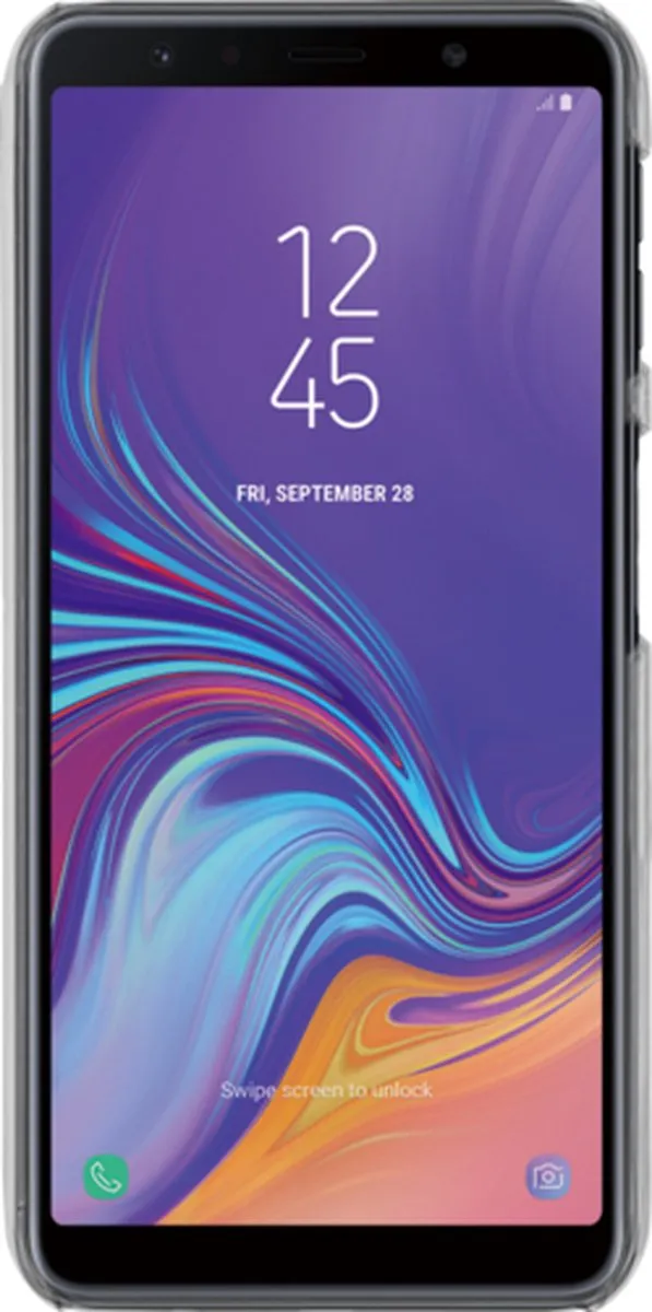 Azuri Telefoonhoesje Samsung Galaxy A7 2018 - Zwart