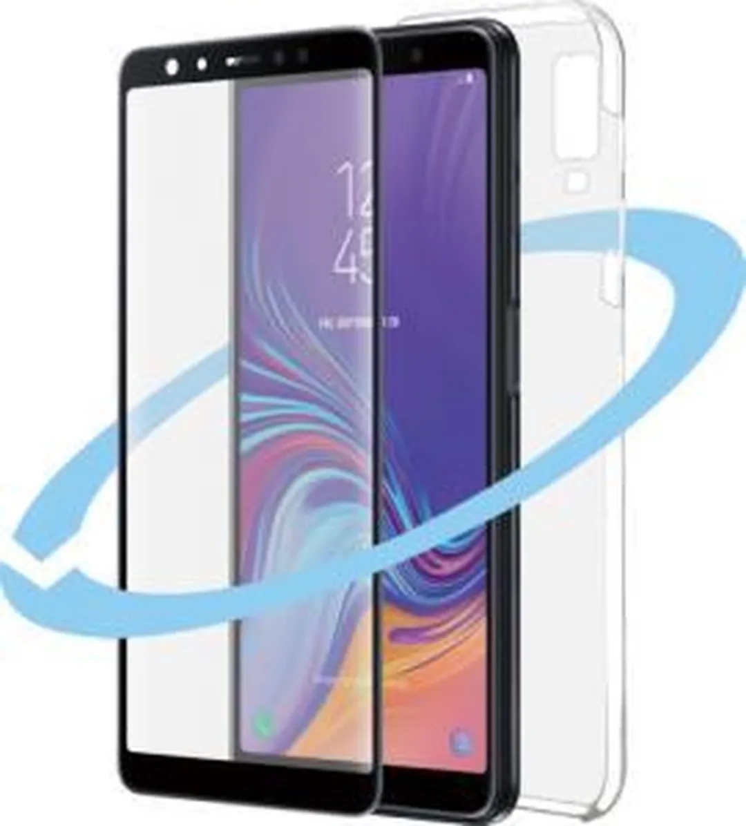 Azuri Telefoonhoesje Samsung Galaxy A7 2018 - Zwart