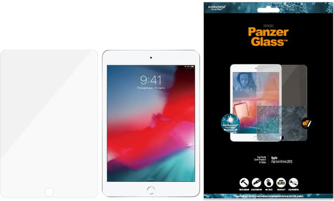 PanzerGlass 558715 Schermbeschermer - iPad Mini 5/4 Zwart