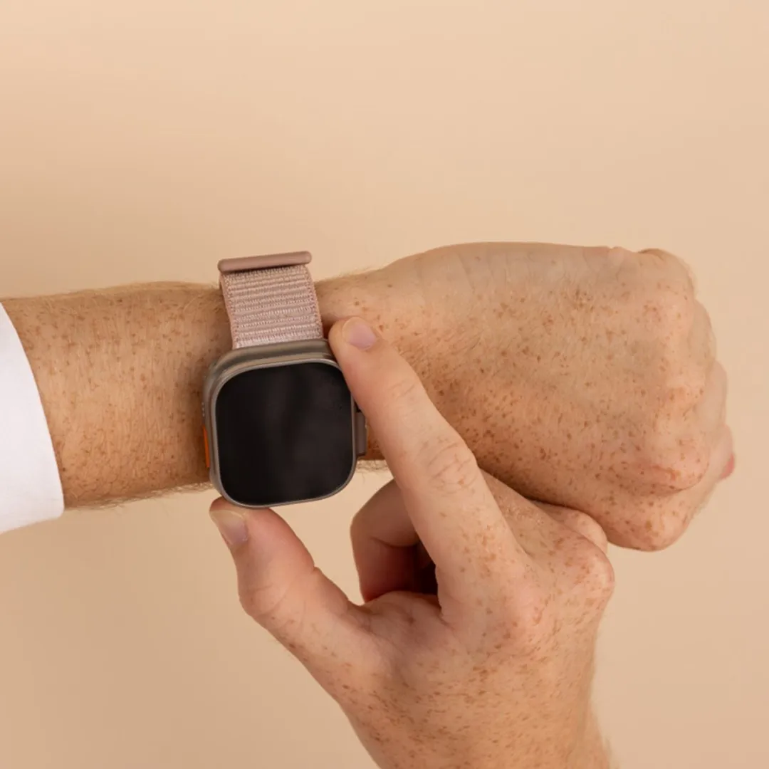 Imoshion Nylon Bandje Apple Watch 44-49mm - Lichtroze