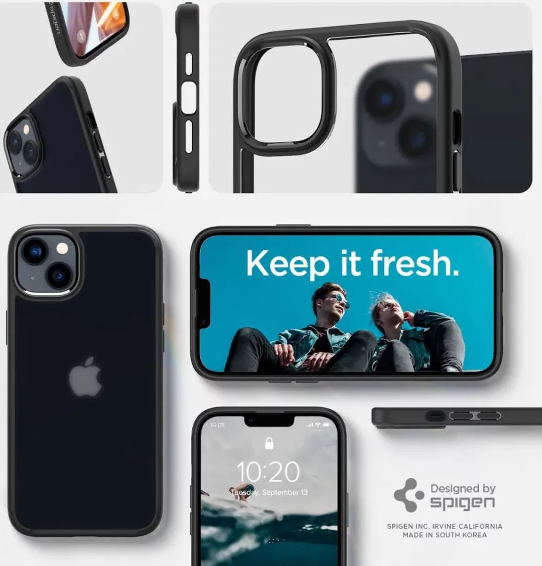 Spigen Ultra Hybrid ACS04901 iPhone 14 Plus Hoesje - Zwart